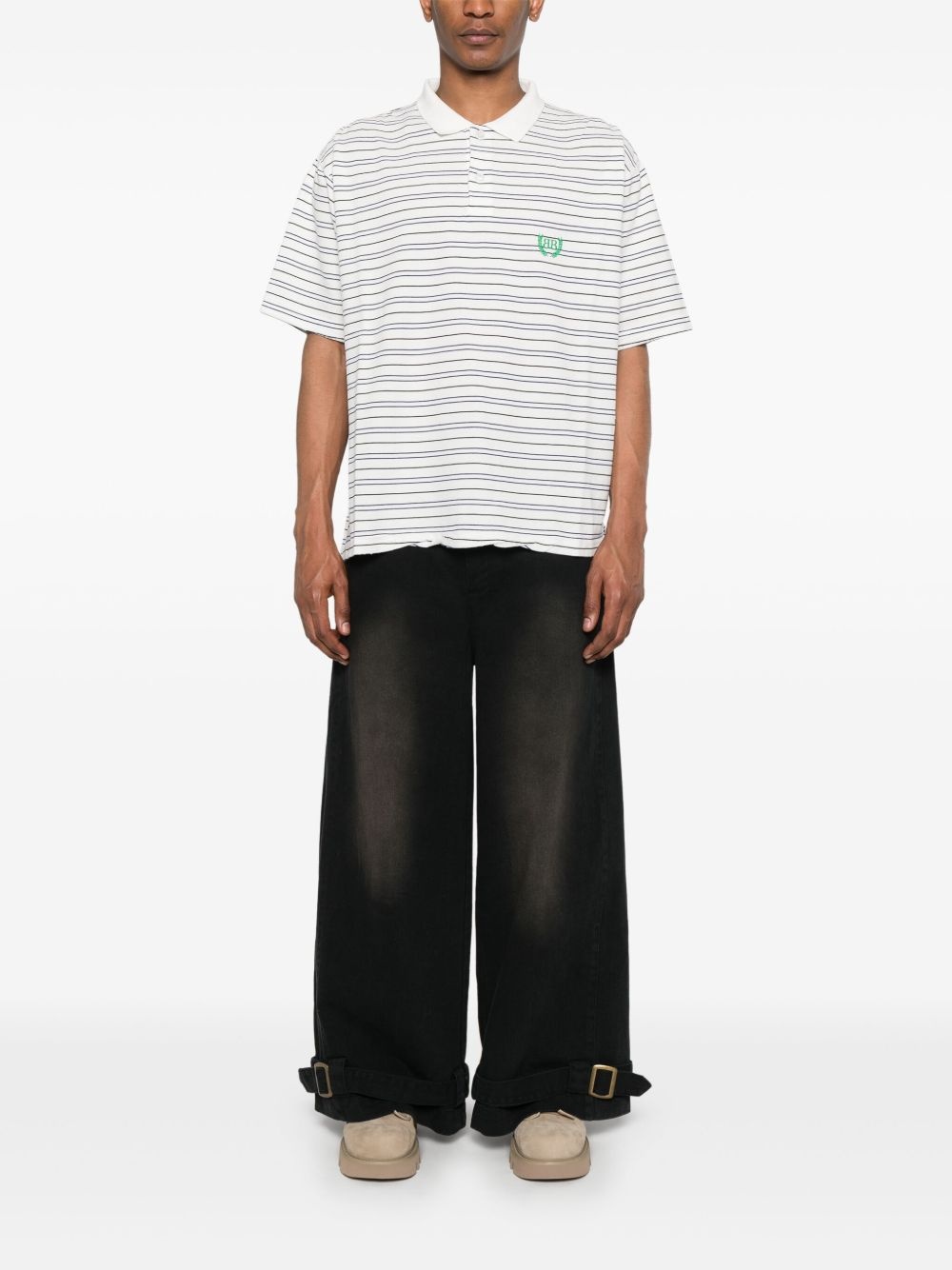 logo-embroidered polo shirt - 2