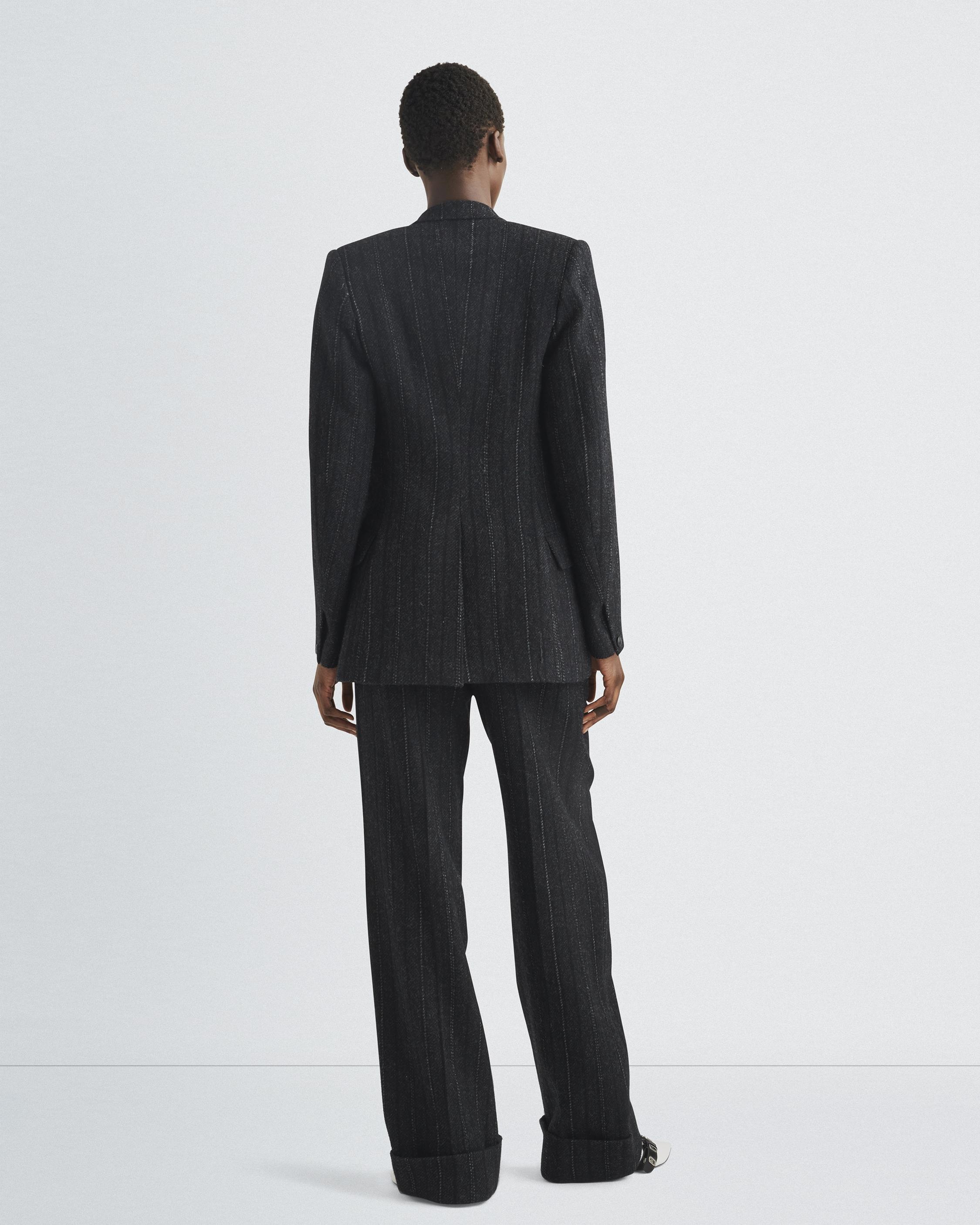 Laurence Striped Wool Blazer
Tailored Fit - 5