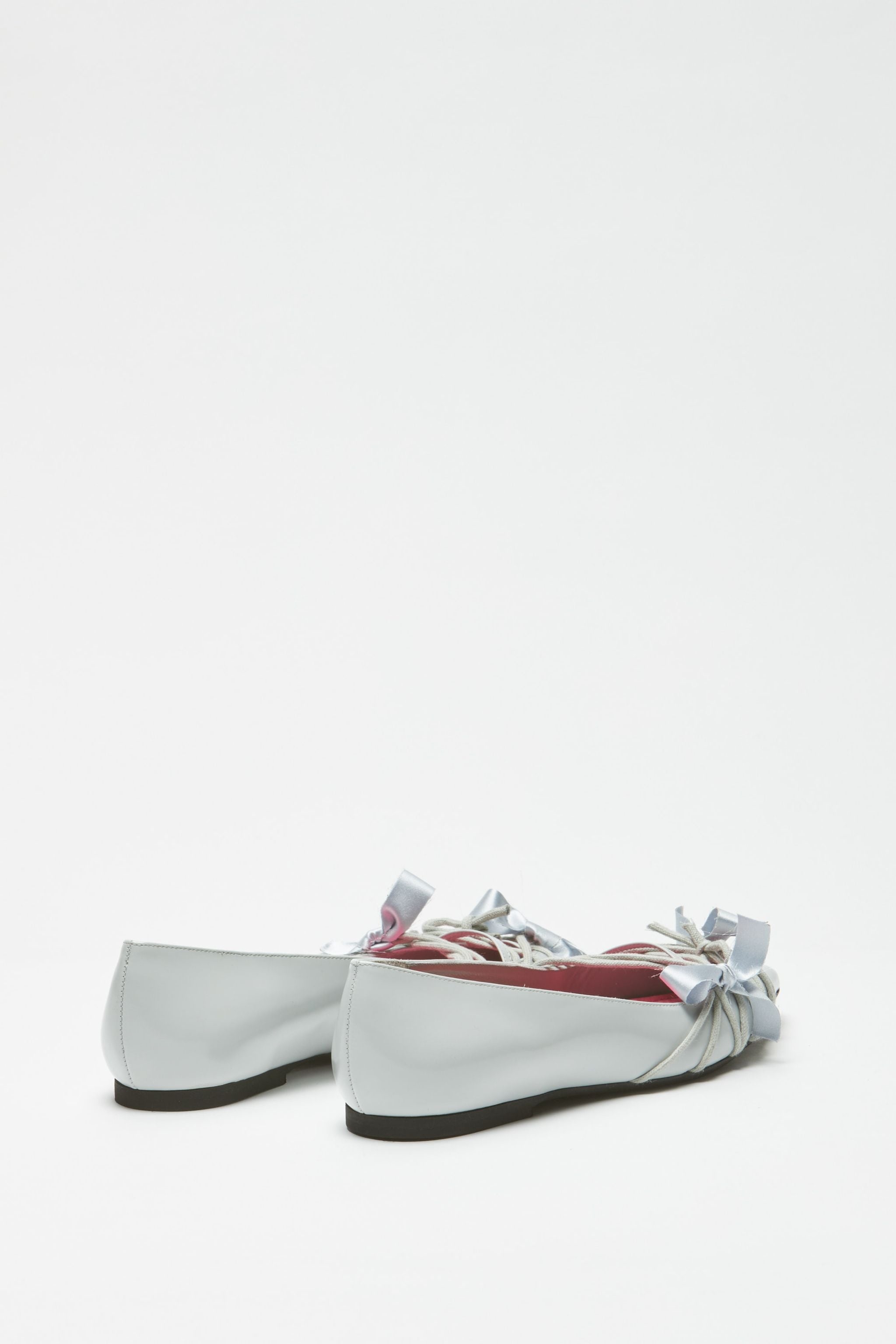 BOW-EMBELLISHED LEATHER BALLET PUMPS - 3