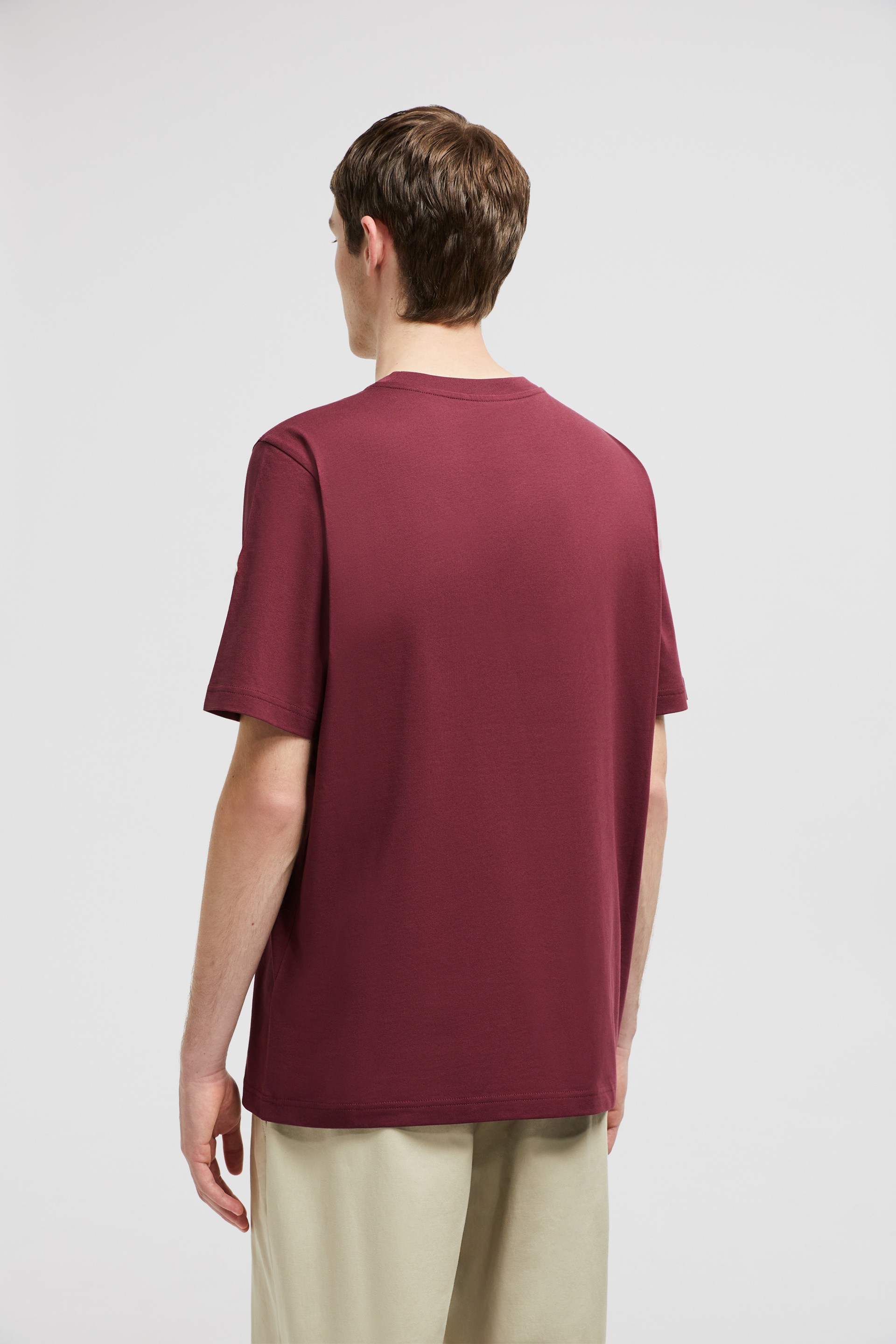 Embroidered Varsity Logo Cotton T-shirt - 5