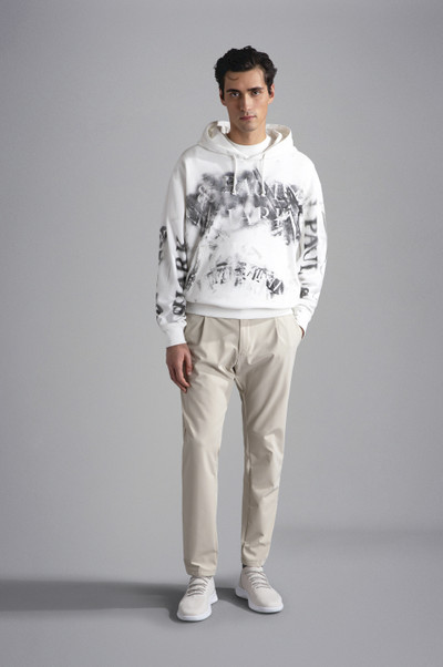 Paul & Shark COTTON HOODIE WITH PRINT outlook