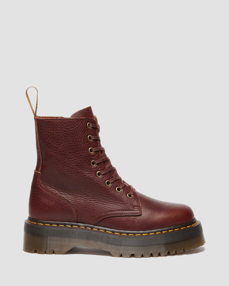 JADON Soft Ambassador Leather Platform Boots - 1