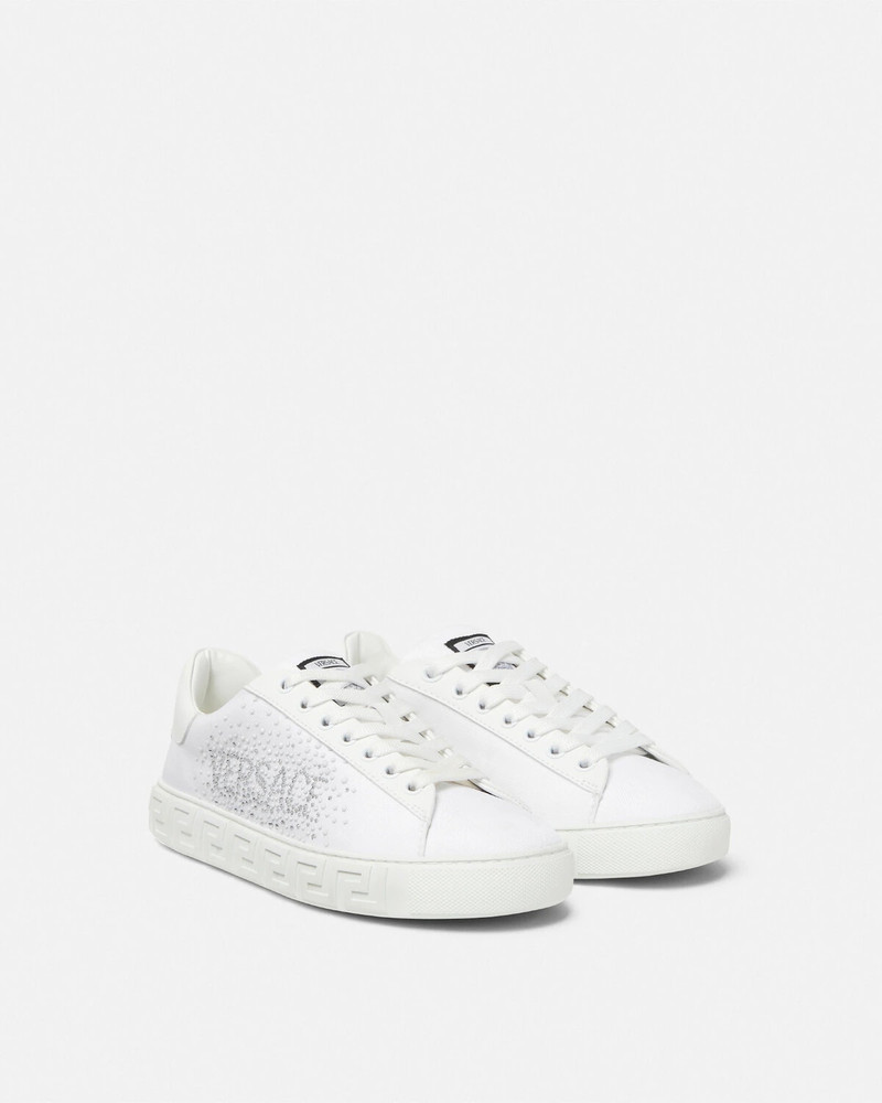 VERSACE Crystal Logo Greca Sneakers outlook