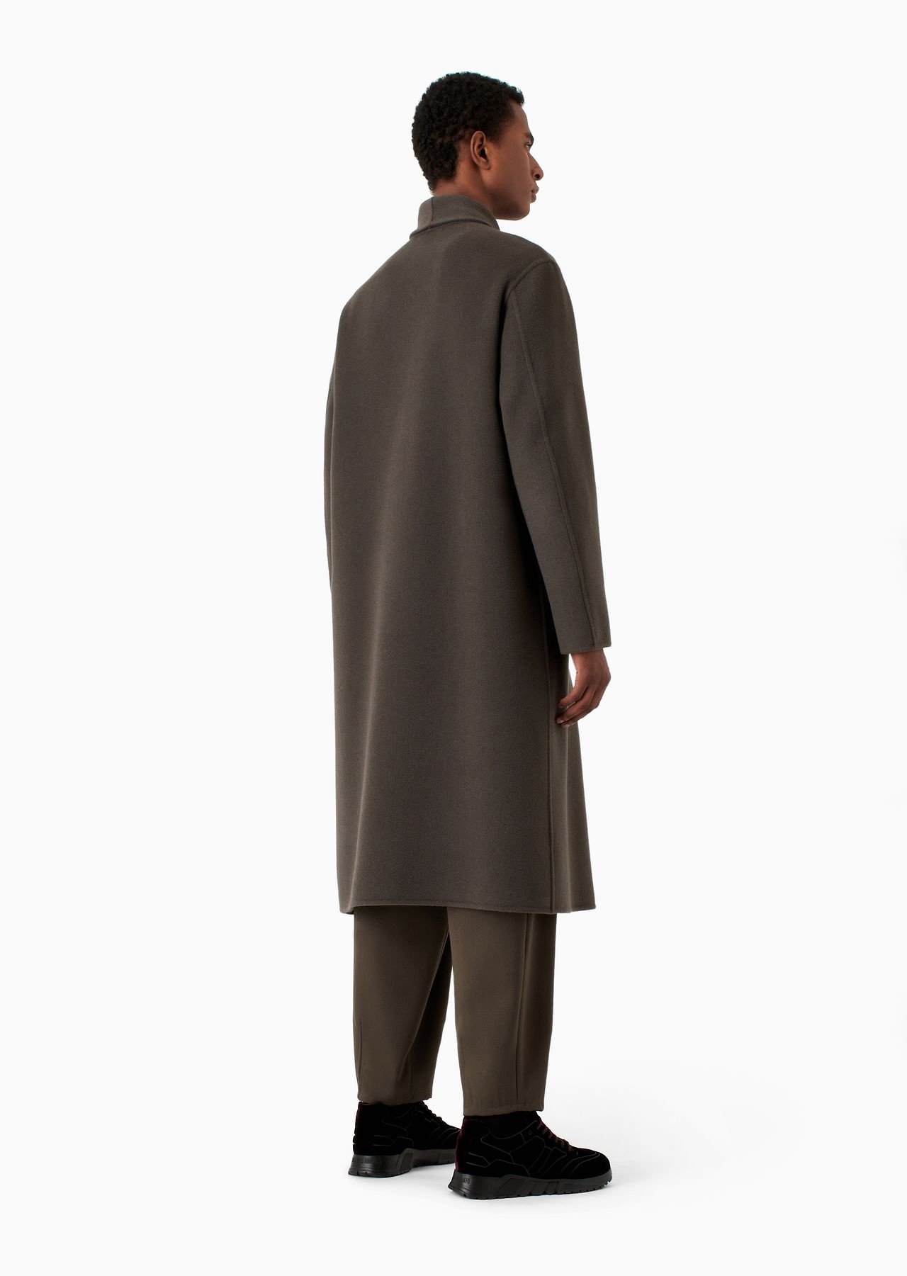 Single-breasted double cashmere coat - 3