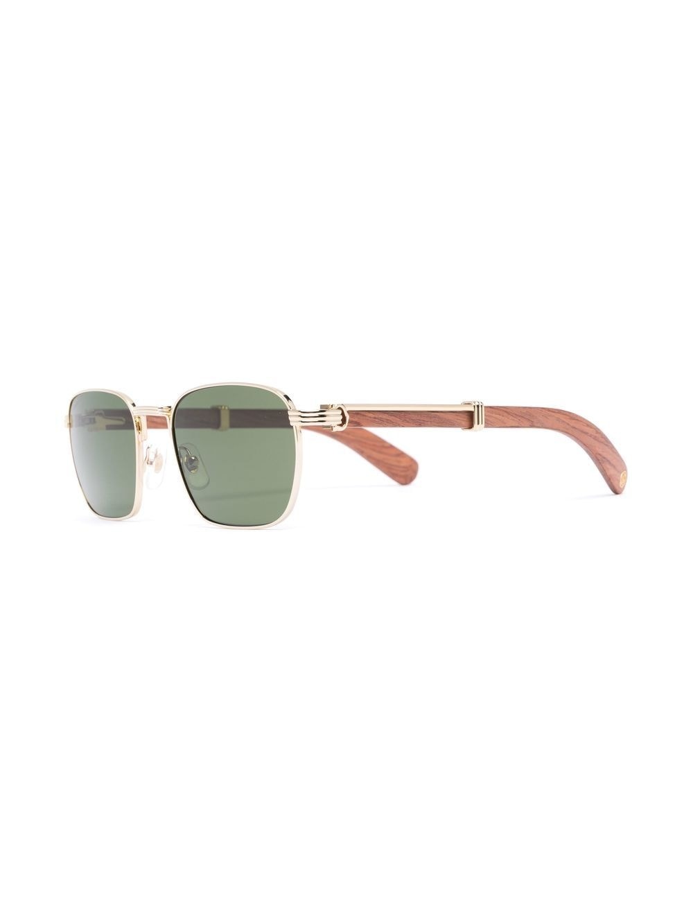 square-frame tinted sunglasses - 2
