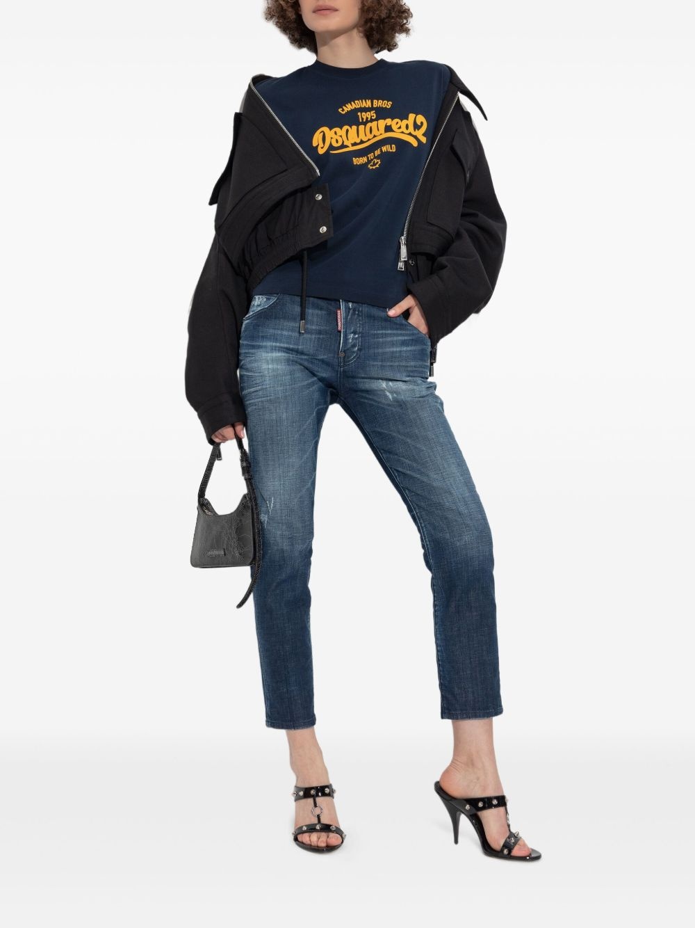 Canadian Bros-print T-shirt - 2