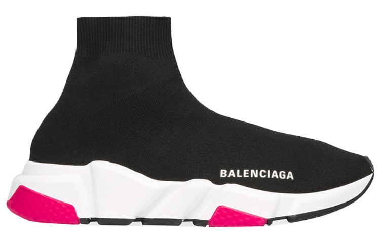 (WMNS) Balenciaga Speed Trainers 'Black Pink' 540681W05G01000 - 2