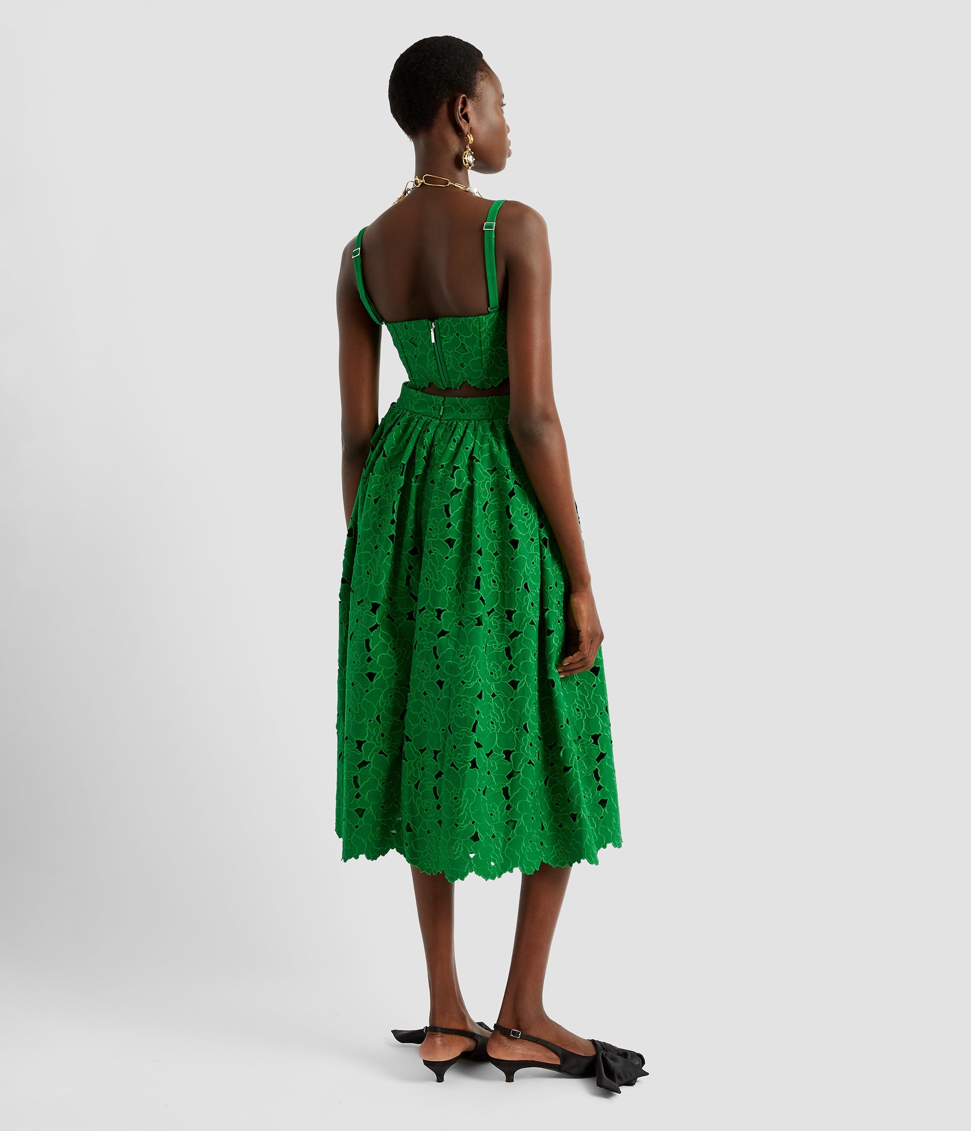 VOLUME MIDI SKIRT - 3