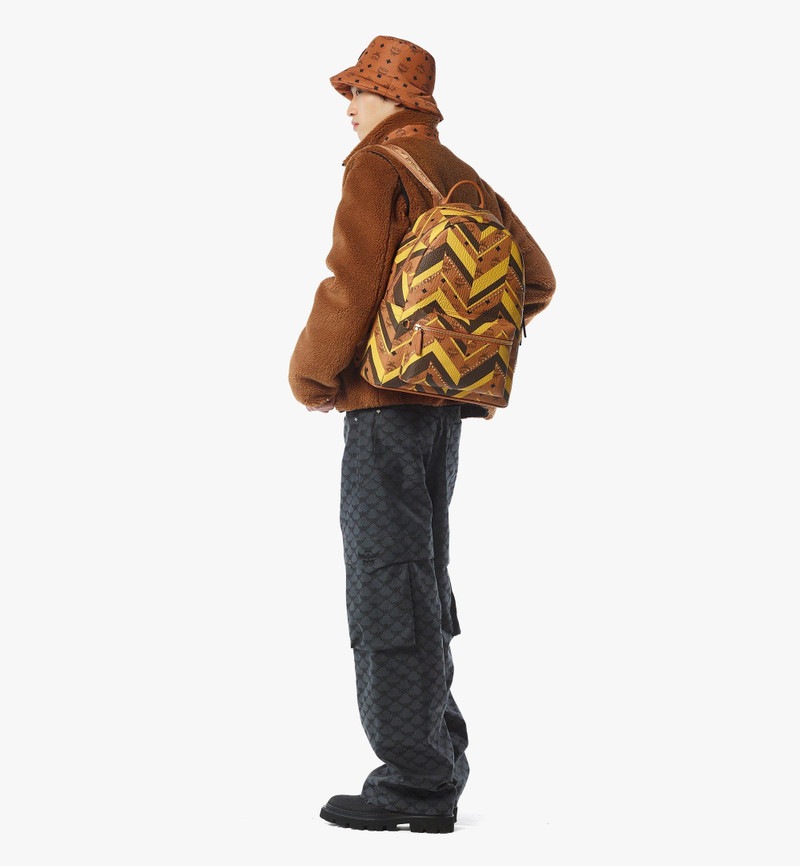 Studded Stark Backpack in Mega Herringbone Visetos 6