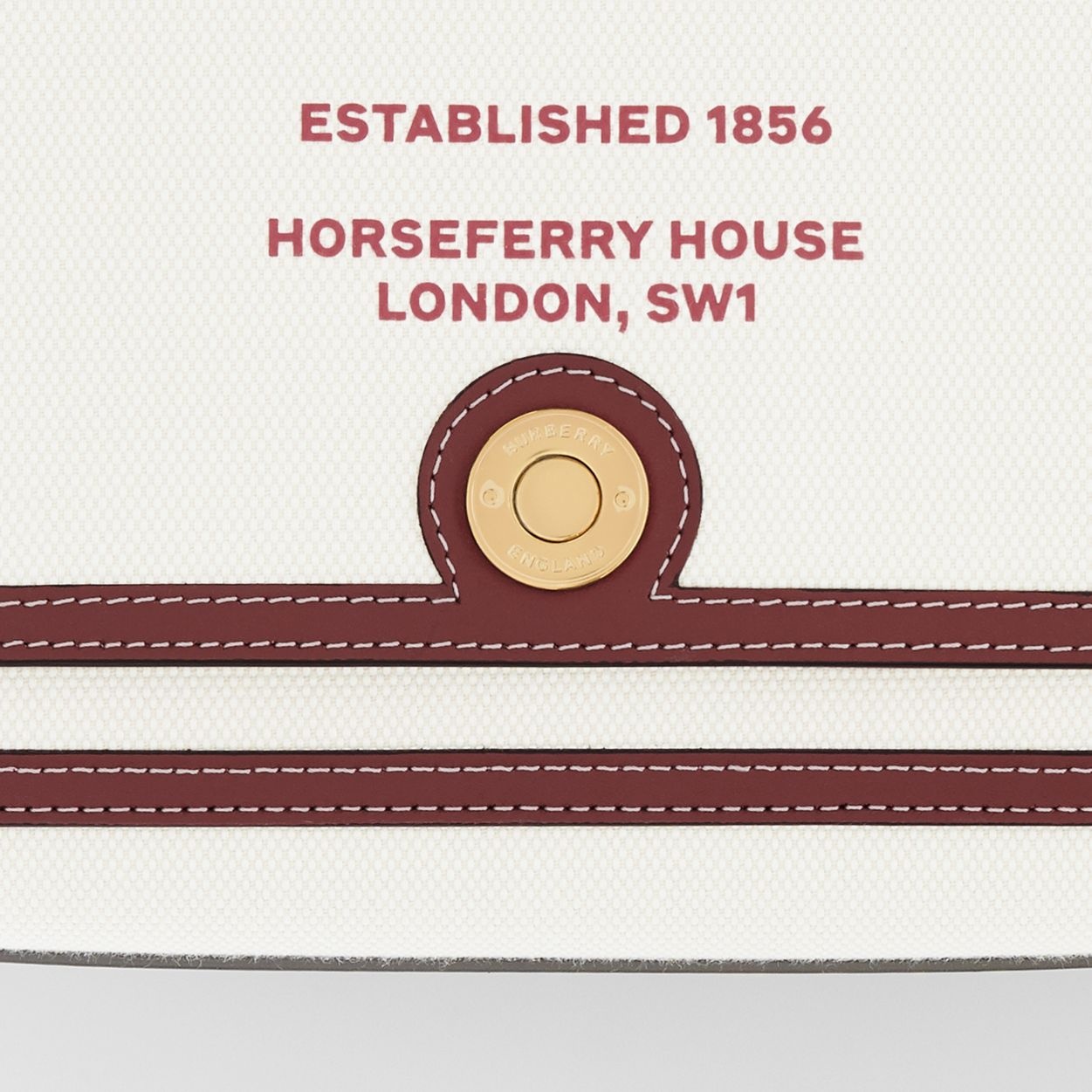 Horseferry Print Canvas Note Crossbody Bag - 2