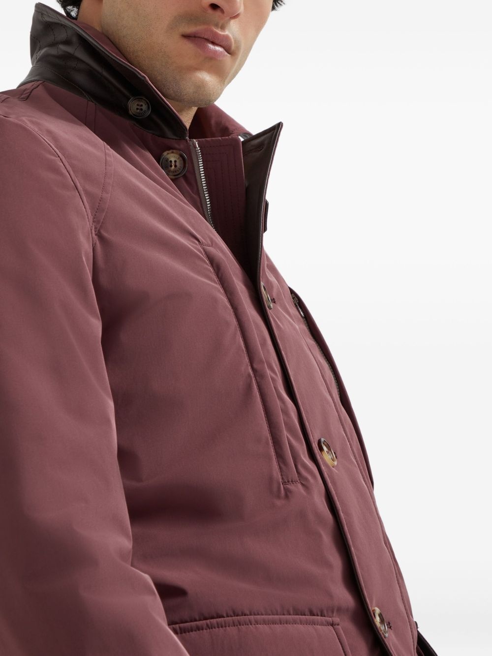 belted safari jacket - 6