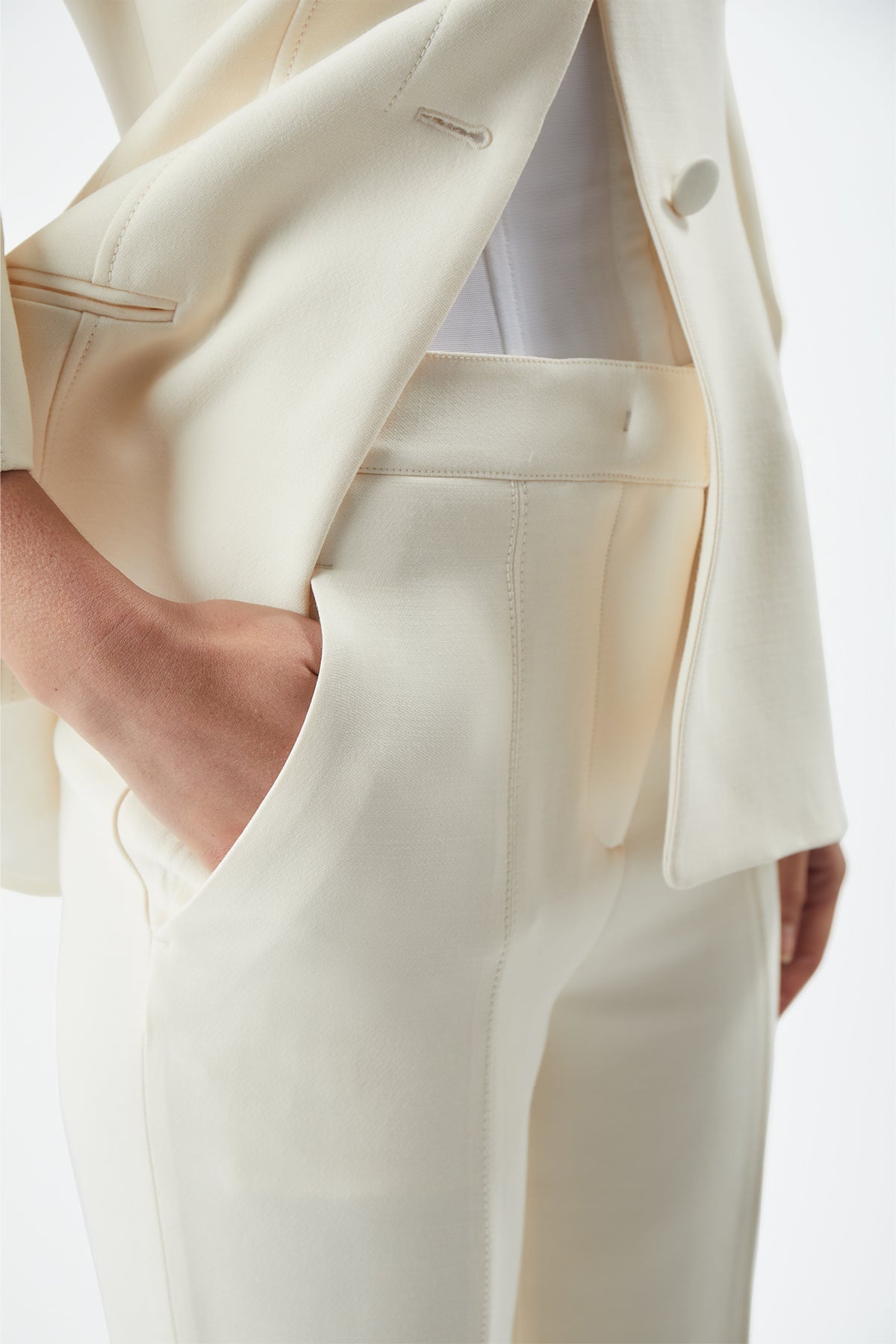 Ennio Pant in Silk Wool - 5