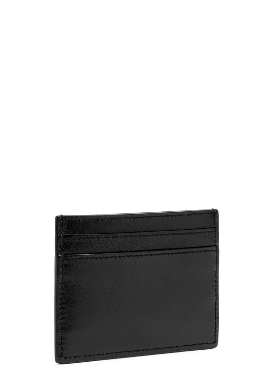 Saint Laurent Logo Leather Card Holder - 2
