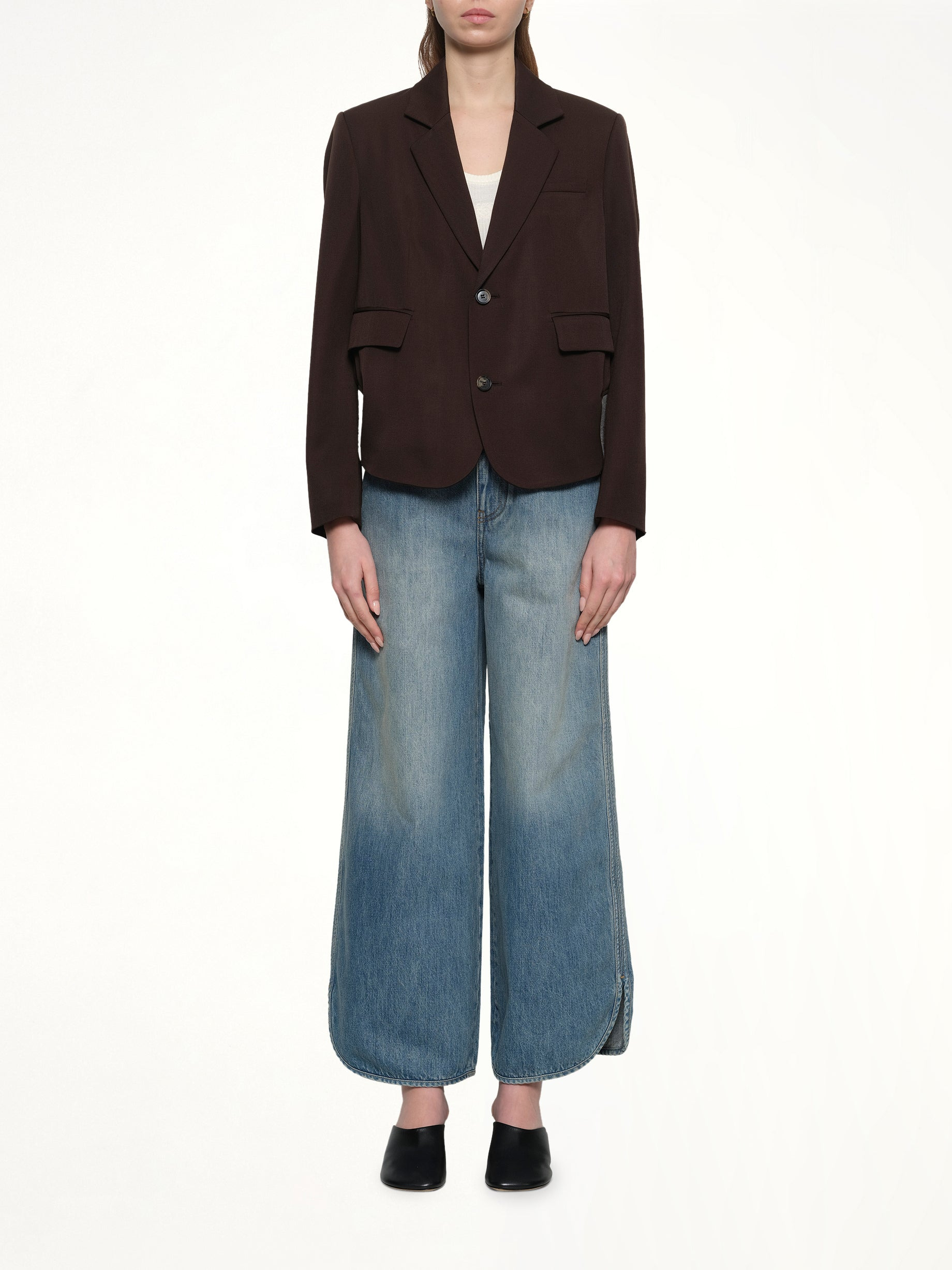 Tailored Jacket in Brown - 7