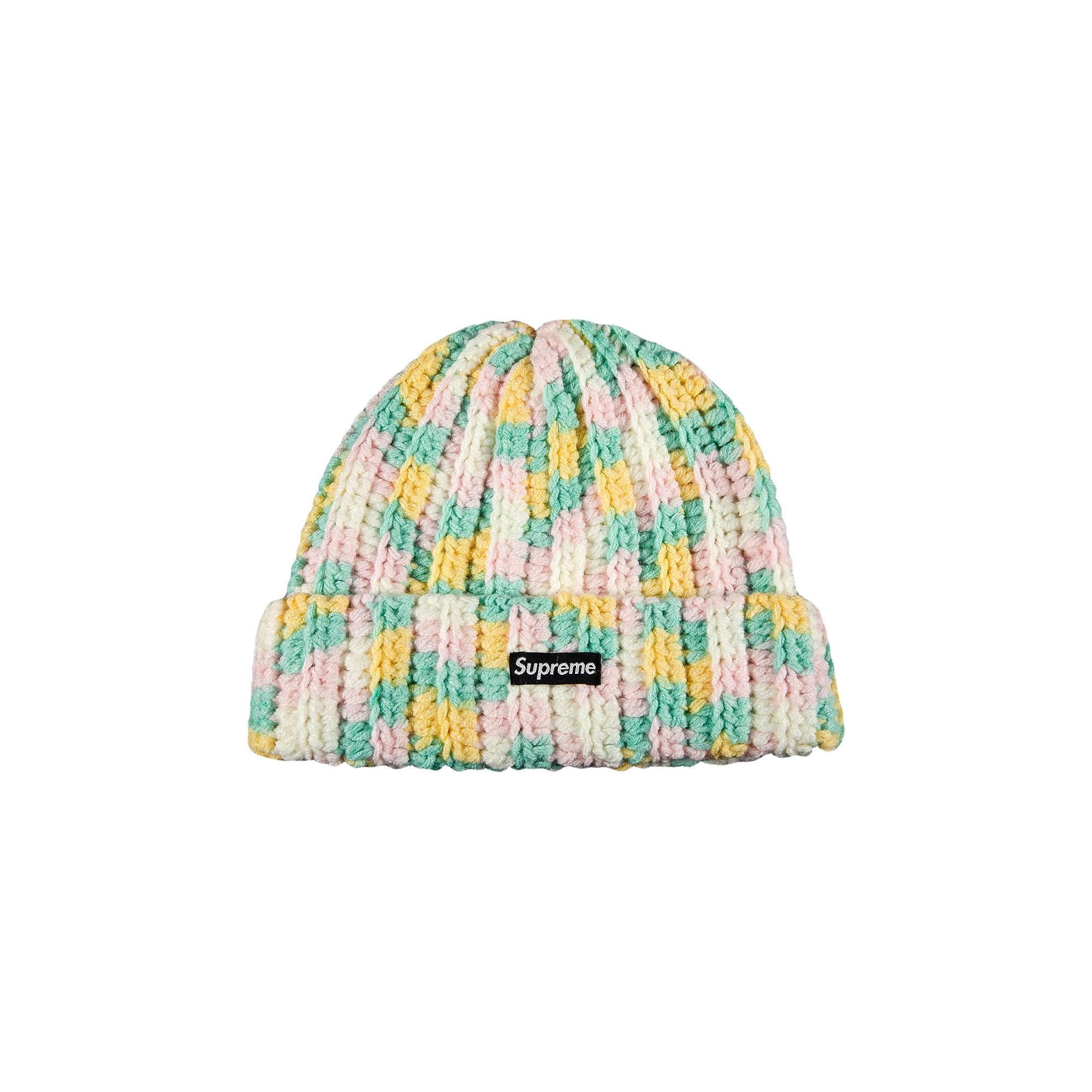 Supreme Crochet Beanie 'Yellow' - 1