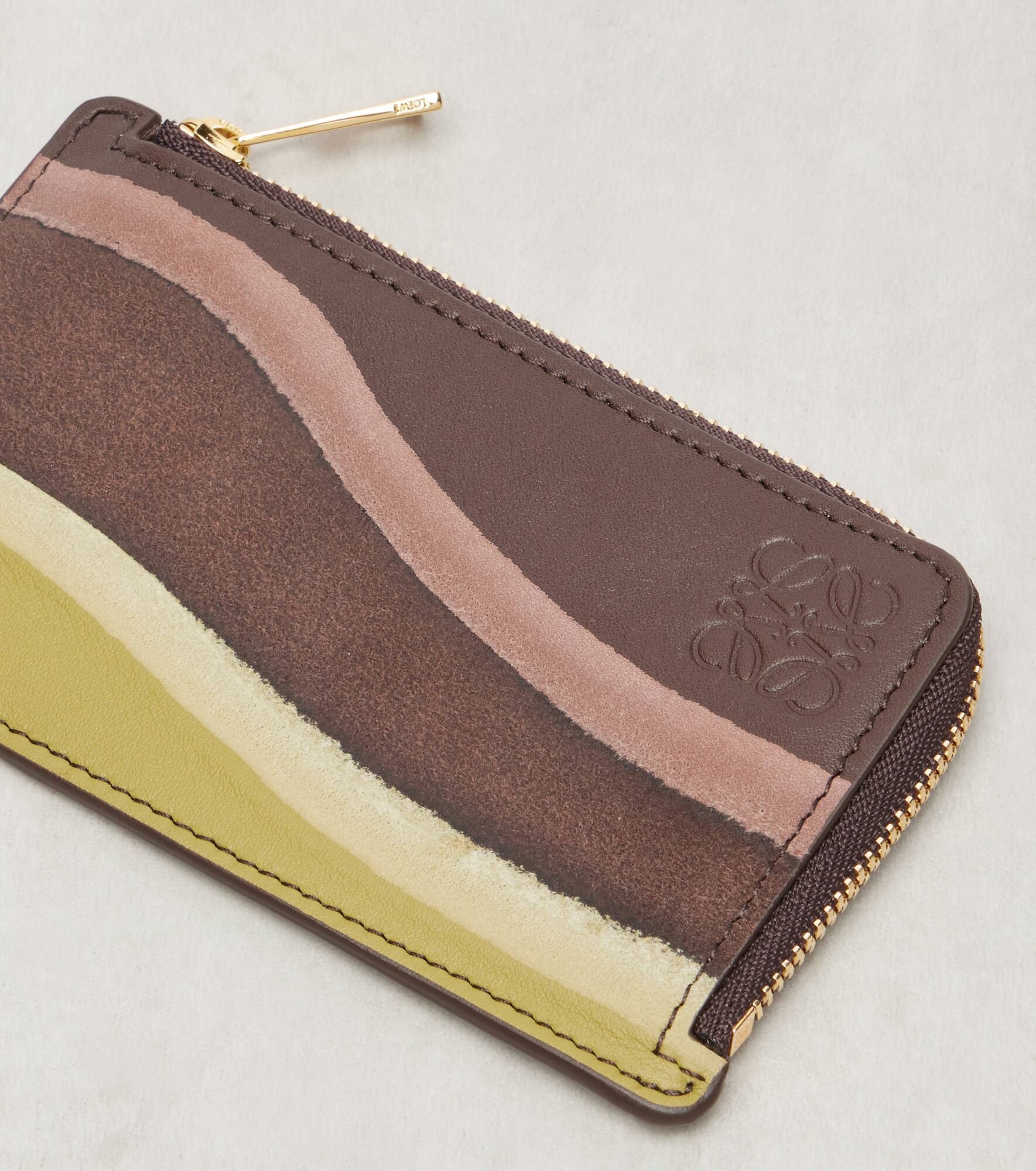 Landscape leather cardholder - 4