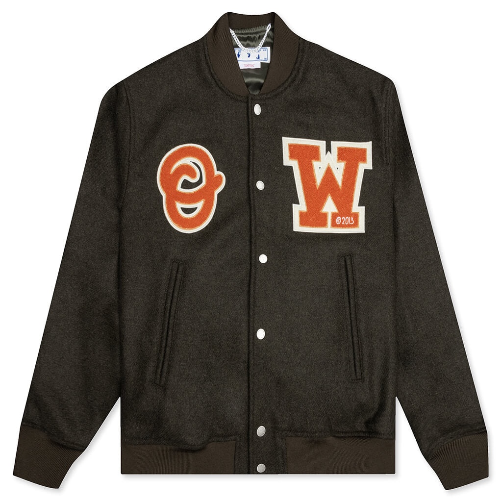 OFF-WHITE C/O VIRGIL ABLOH OW PATCH VARSITY - ARMY GREEN - 1