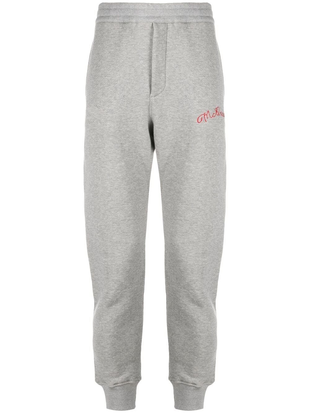 embroidered logo track pants - 1