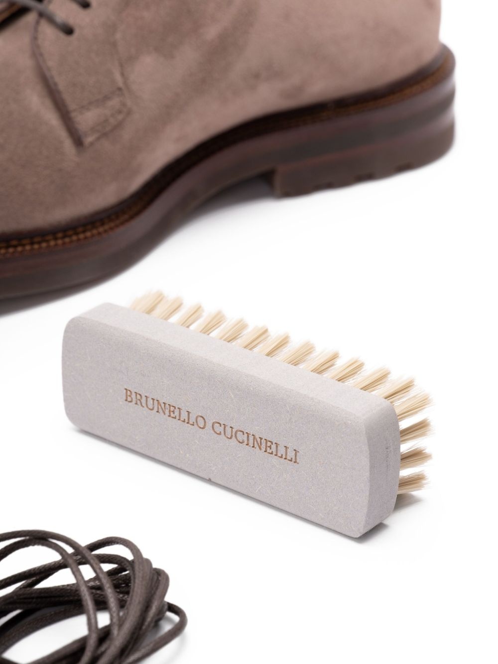 suede lace-up Derby shoes - 5
