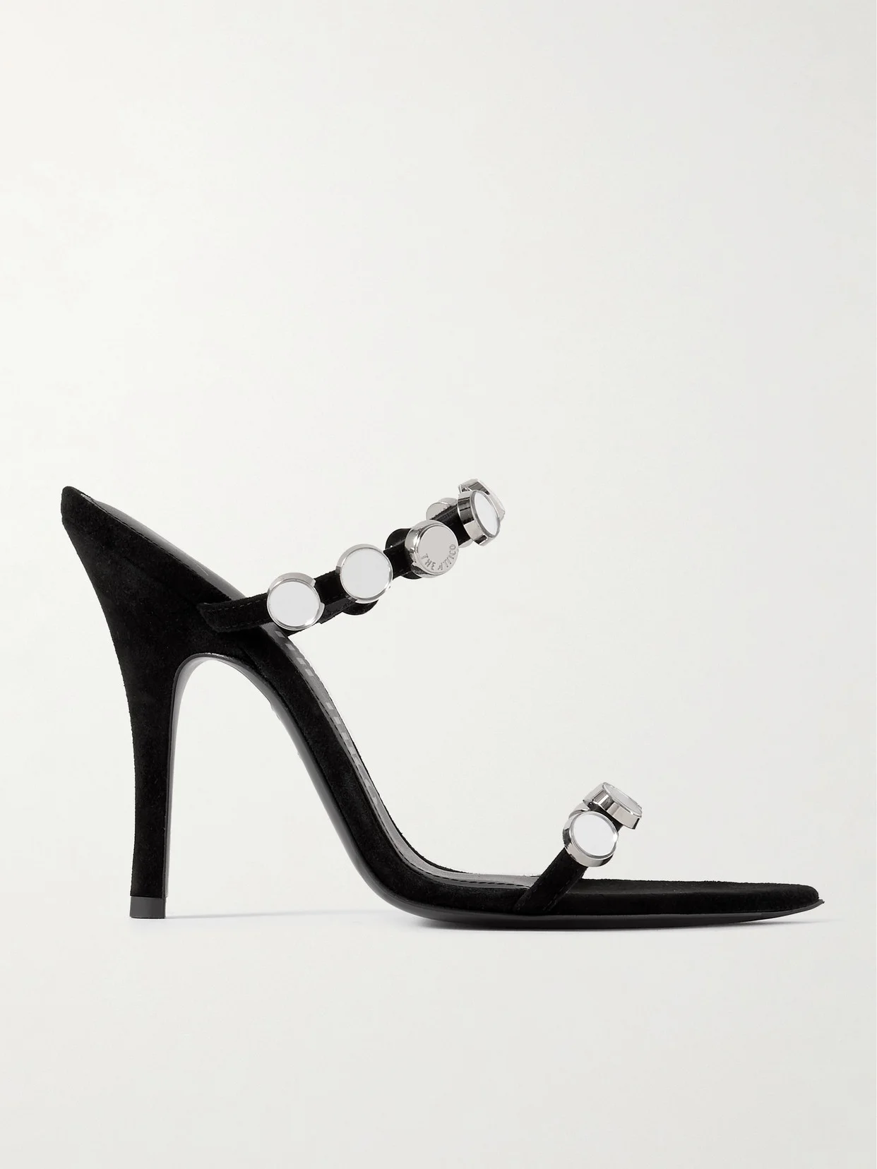 Venus Studded Suede Sandals - 1