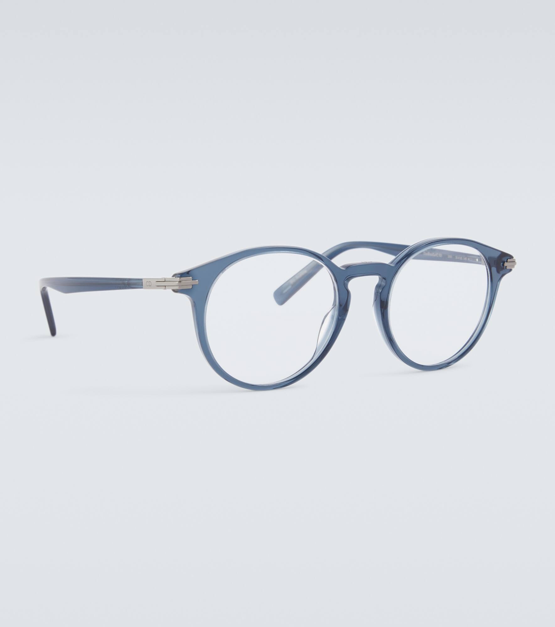 DiorBlackSuitO R6I round glasses - 4