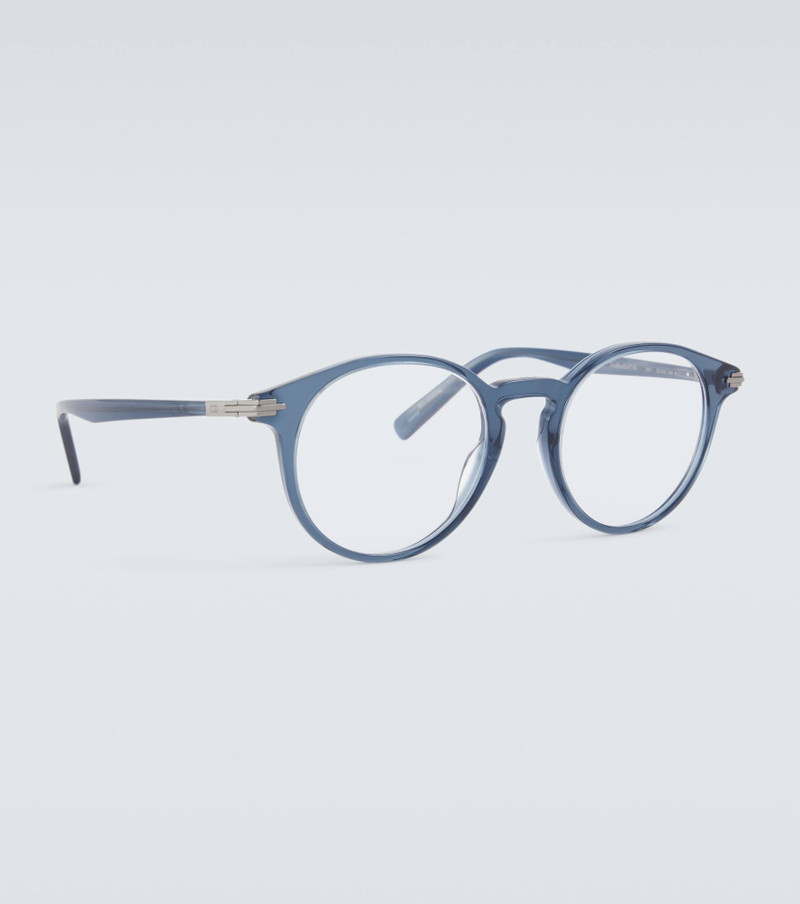 DiorBlackSuitO R6I round glasses 4