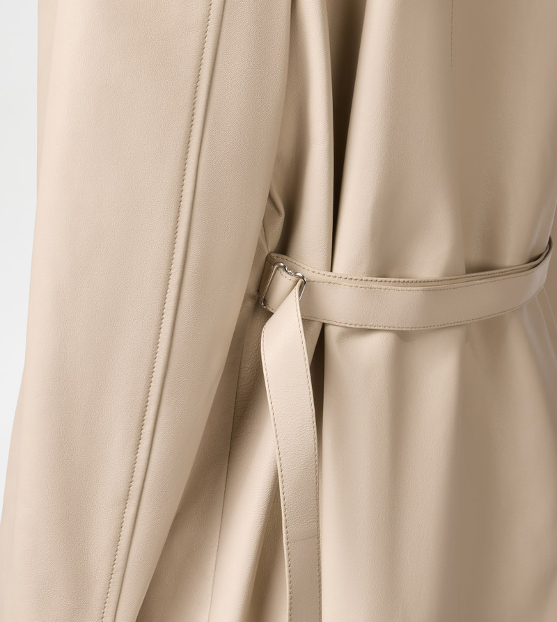 SAFARI JACKET IN LEATHER - OFF WHITE 7
