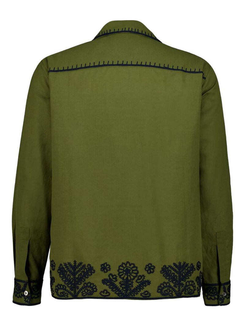 baziszt embroidered long-sleeve shirt outlook
