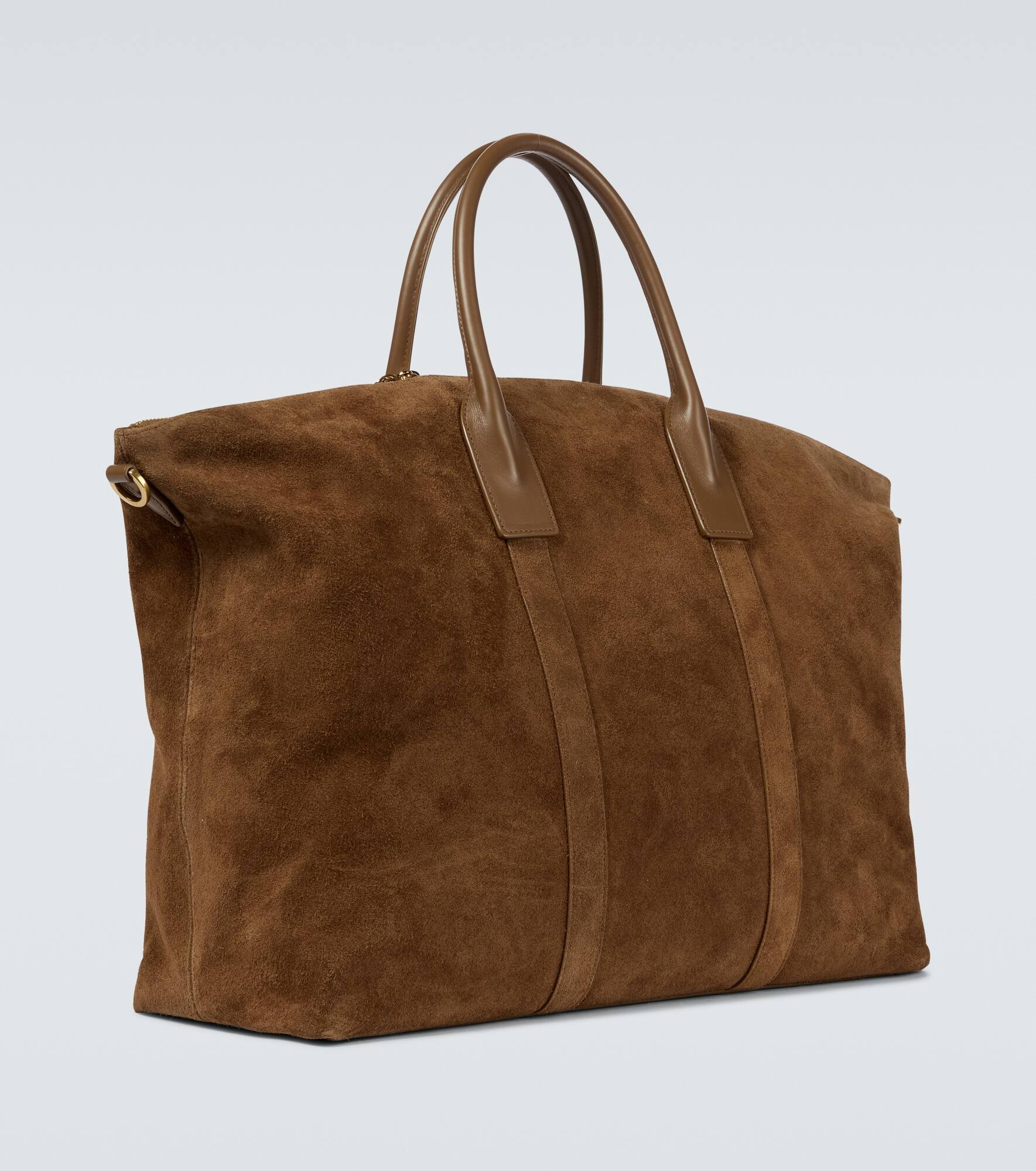 Giant suede bowling bag - 5