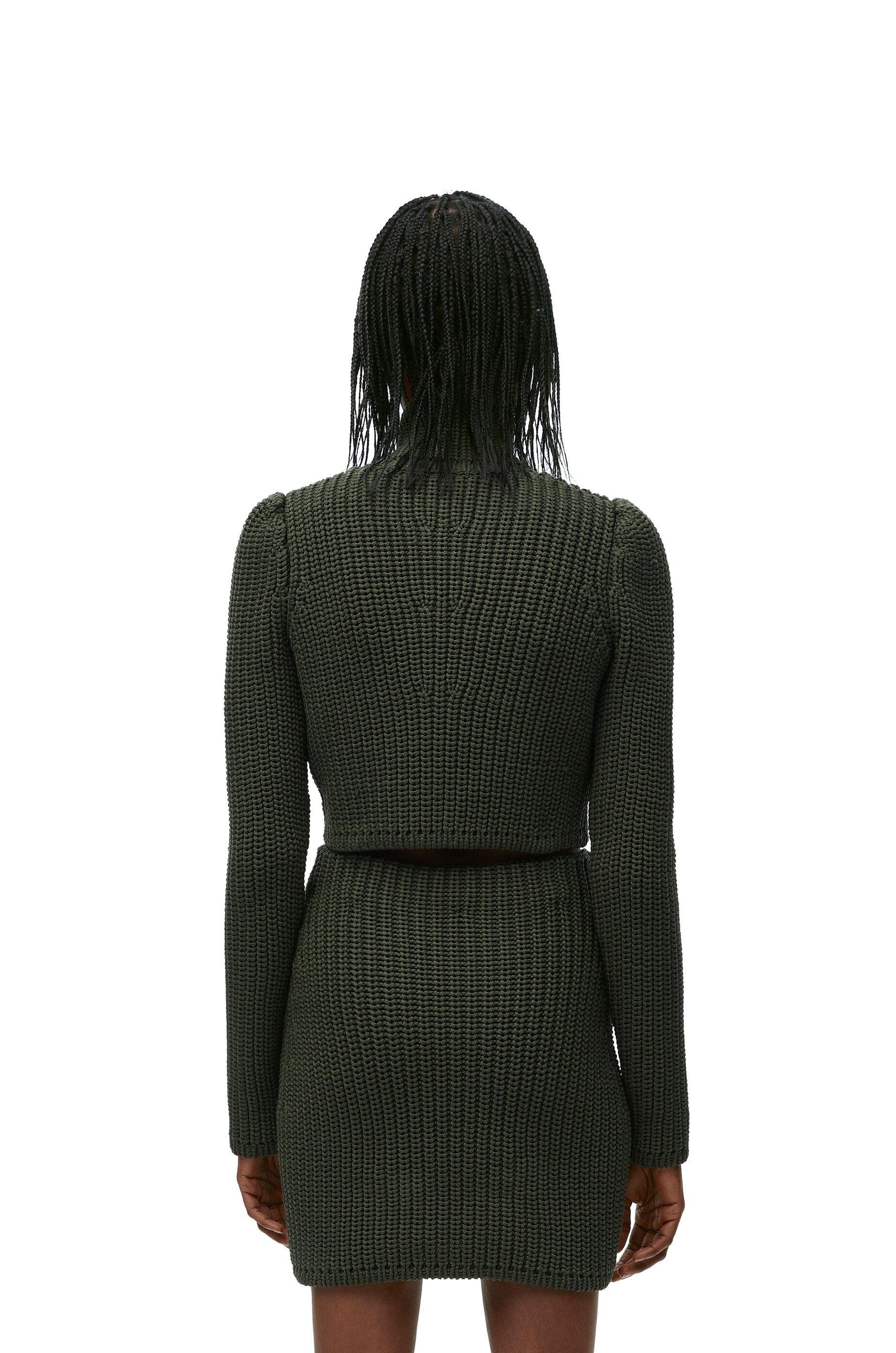 Cropped cardigan In technical knit - 4