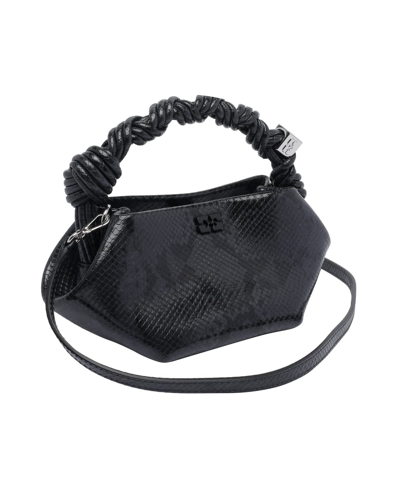 Mini Ganni Bou Snake Handbag - 2