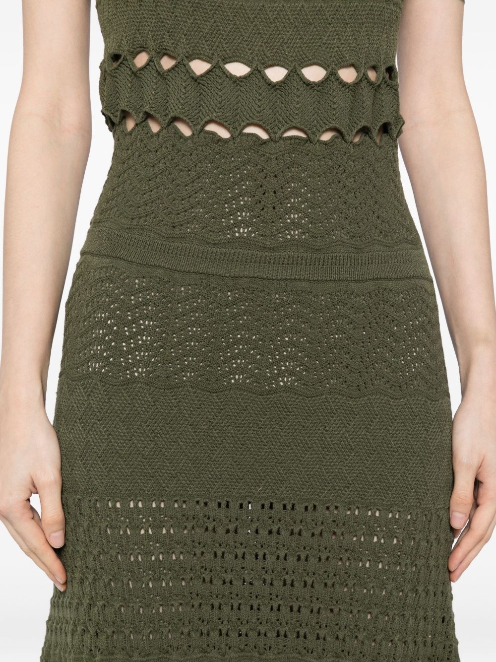 cut-out midi dress - 5