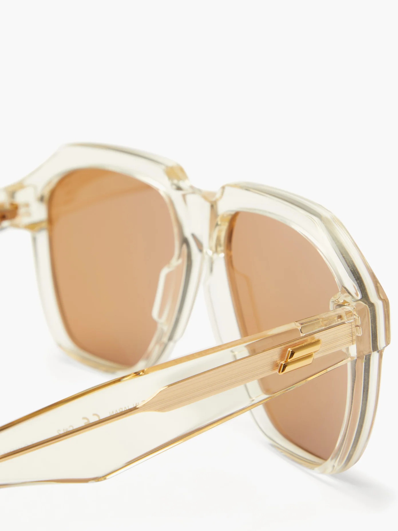 Oversized acetate sunglasses - 4