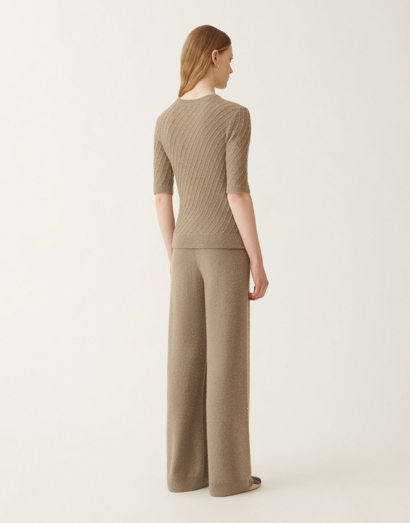 Wool and silk sweater with sequins 4