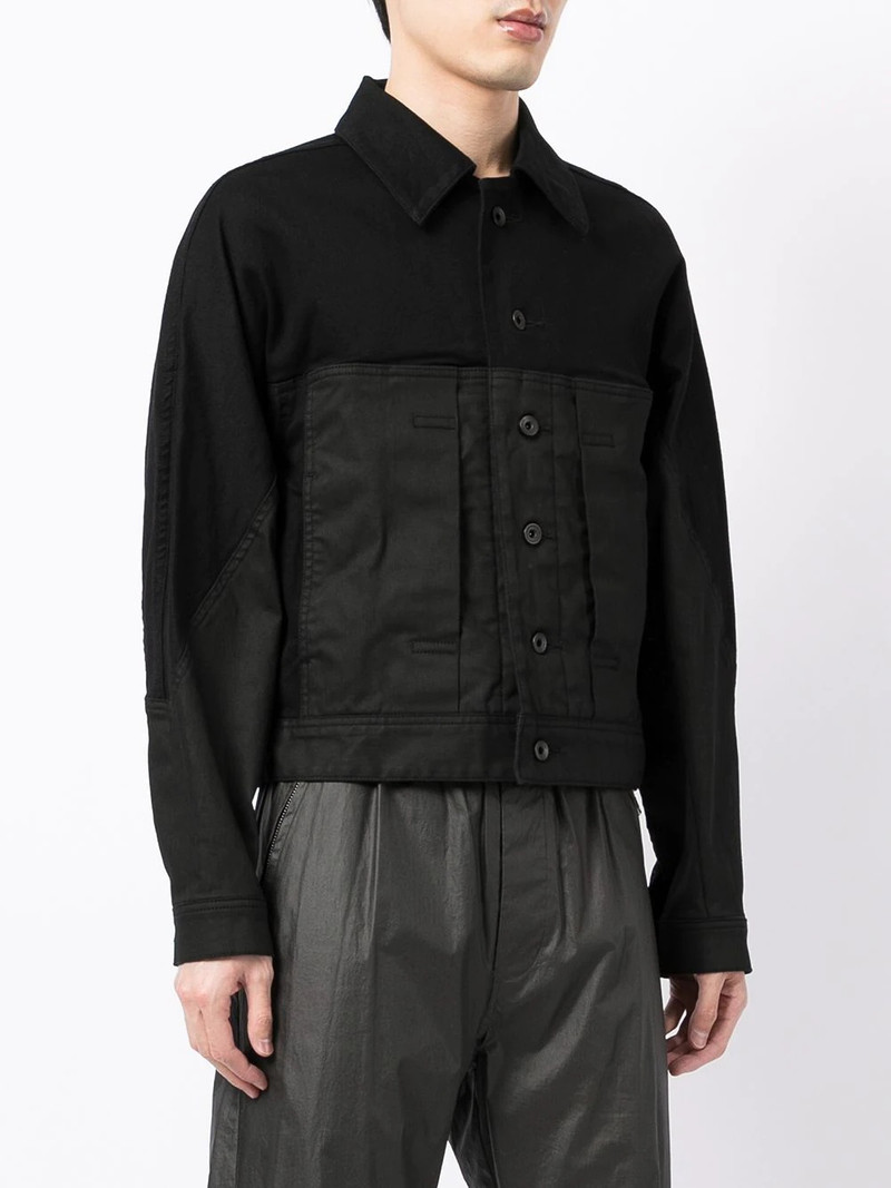 panelled cropped jacket 3