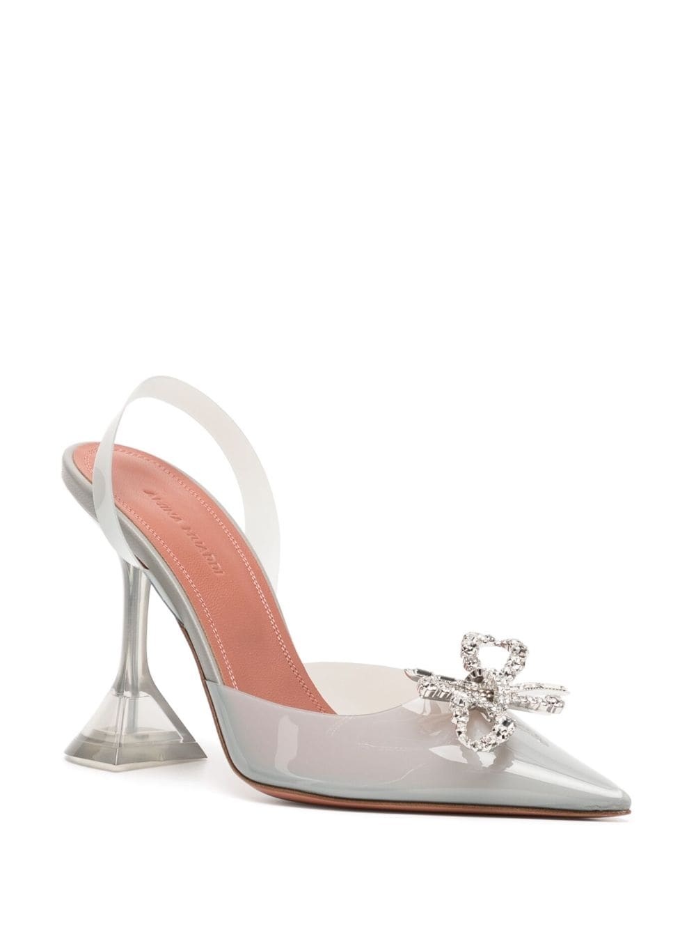 パンプス Rosie Embellished Bow Detailed Pumps Amina Muaddi Rosie Embellished Bow Detailed Pumps - Runway
