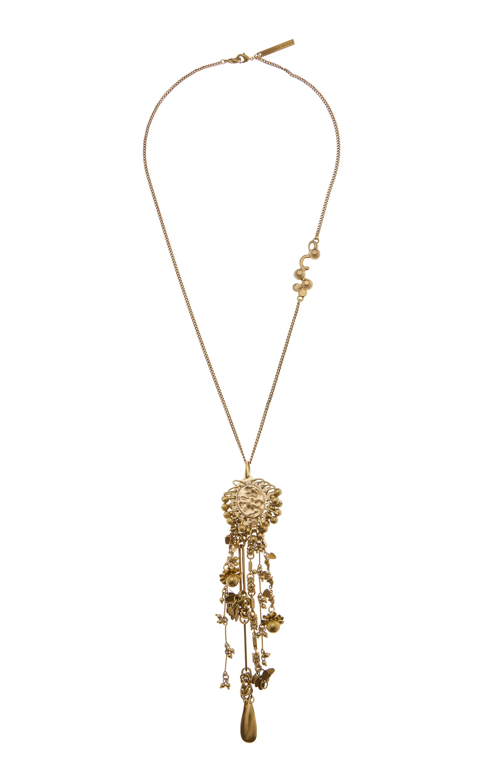 Aged Brass Necklace - 1