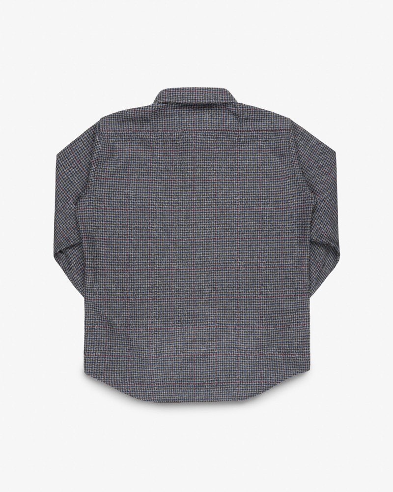 IHDR-434-PPT 14OZ FOX BROTHERS® WOOL CPO SHIRT - ANTIQUE PEWTER PUPPYTOOTH CHECK 6