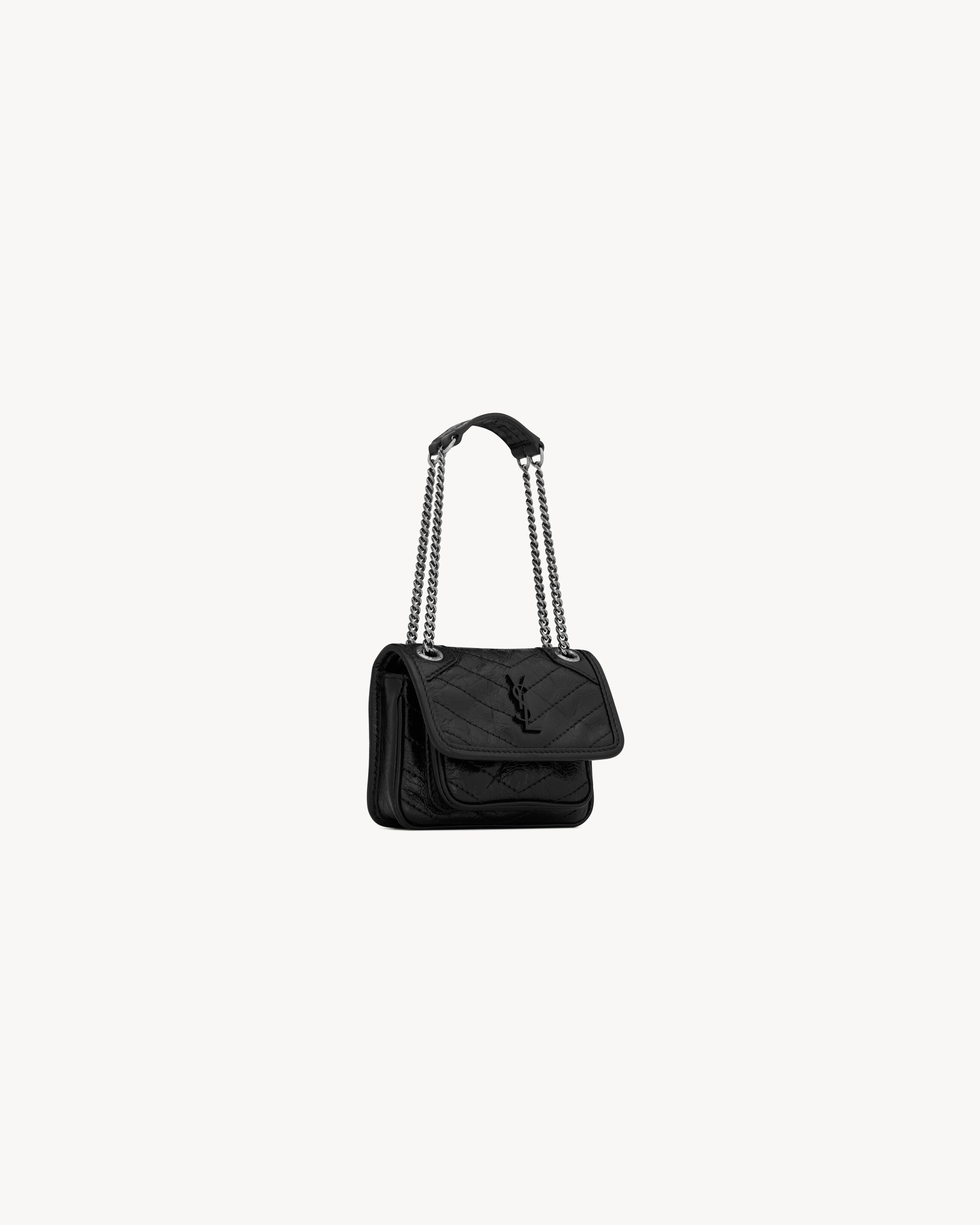 NIKI MICRO BAG IN LEATHER - 5