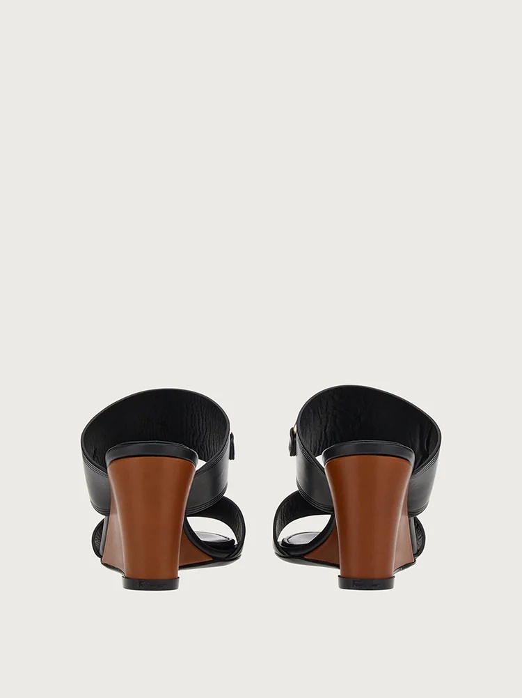 GANCINI WEDGE SANDAL - 4