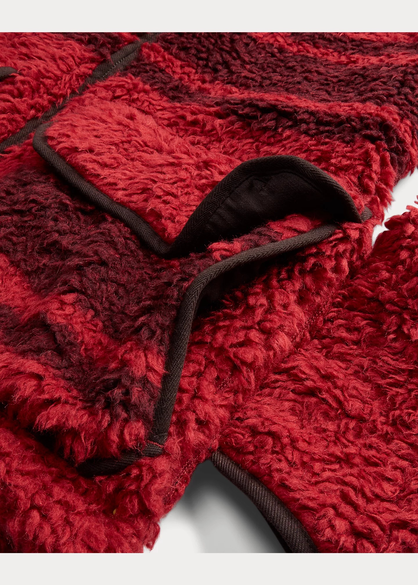 Striped Pile Fleece Jacket - 4