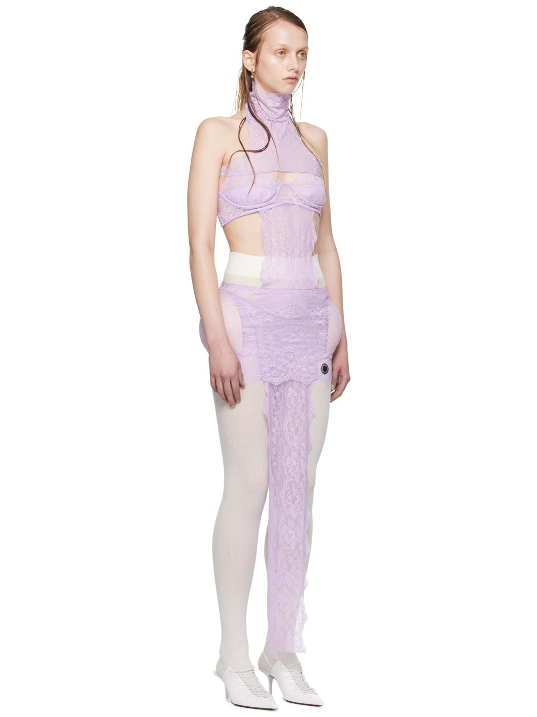Purple Shayne Oliver Edition Minidress - 2