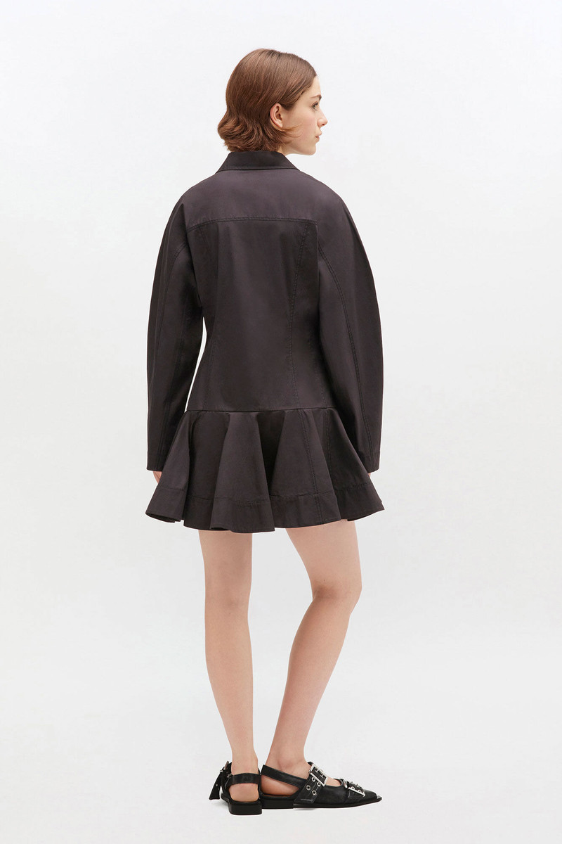 BLACK SHIRT DRESS 3