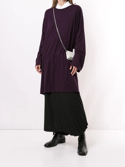 Yohji Yamamoto asymmetric drawstring shirt outlook