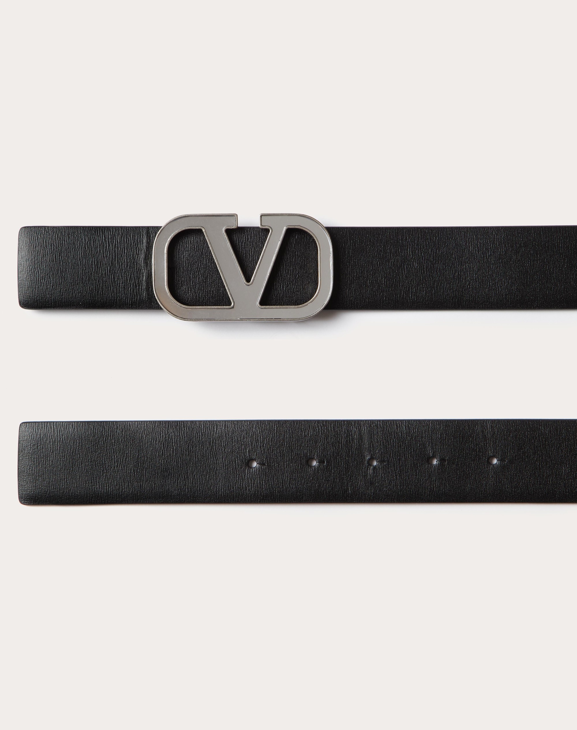 VLOGO SIGNATURE CALFSKIN BELT 35 MM - 3