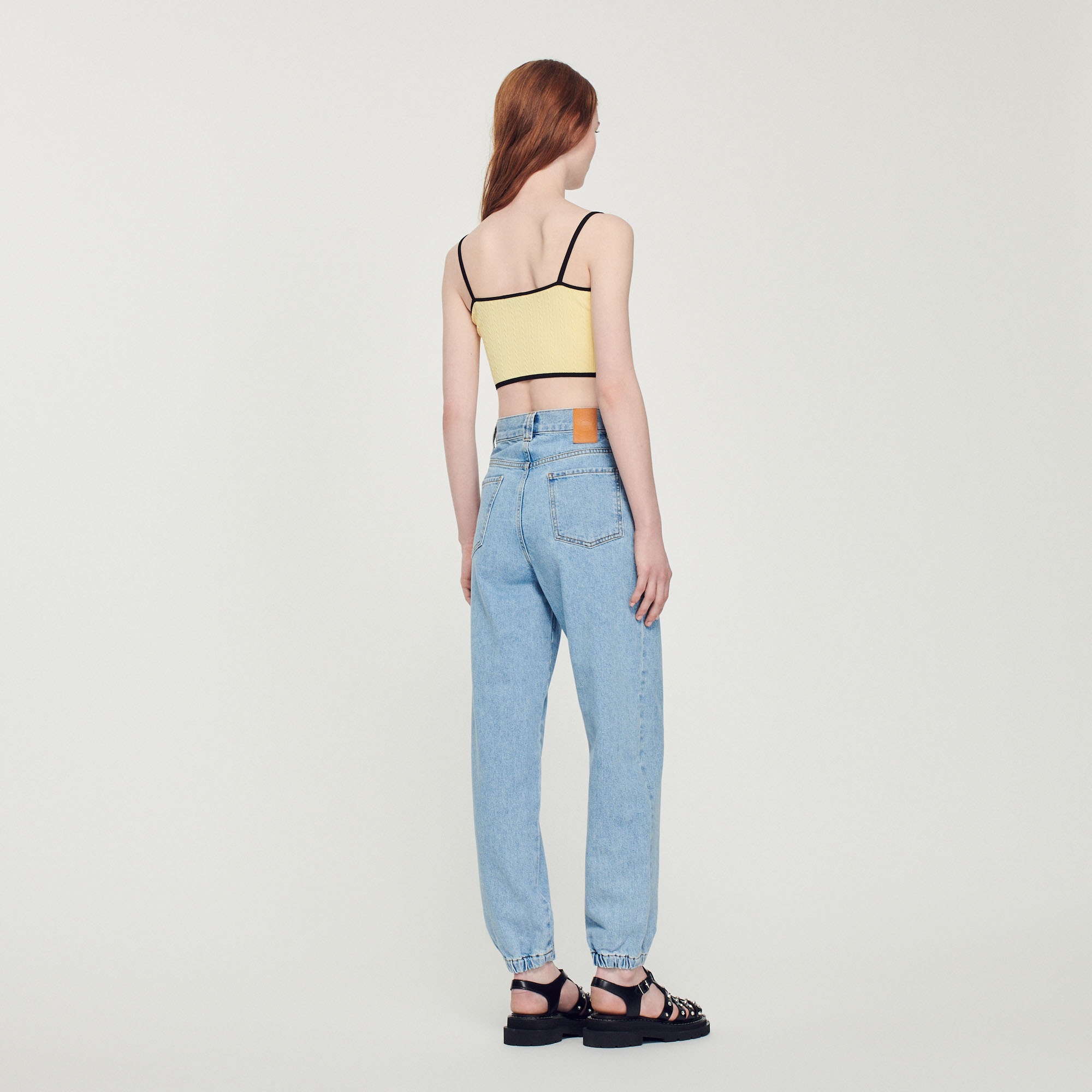 Faded denim jeans - 6