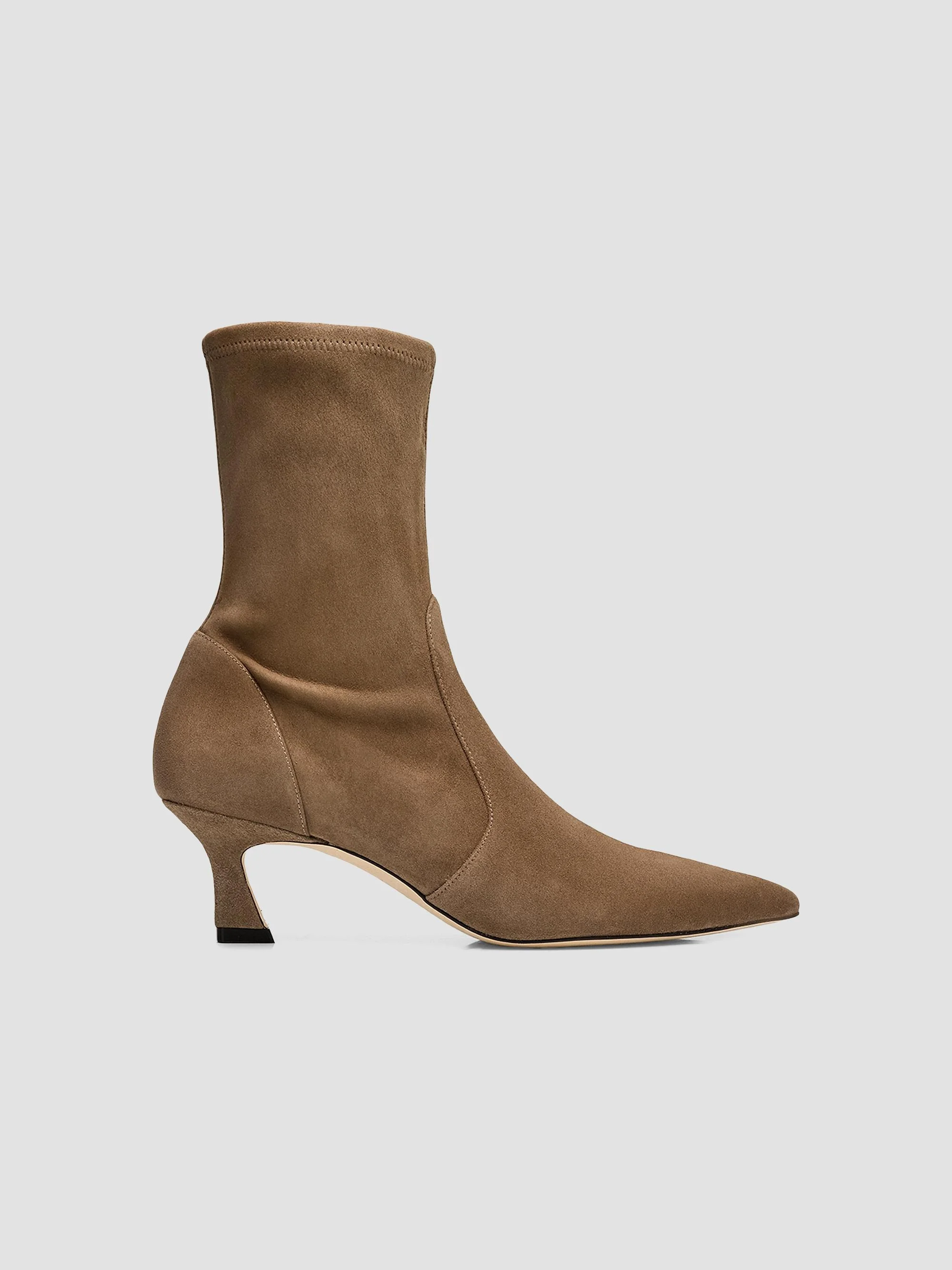 Women's Vinnie 50MM Suede Boots - Taupe - 1