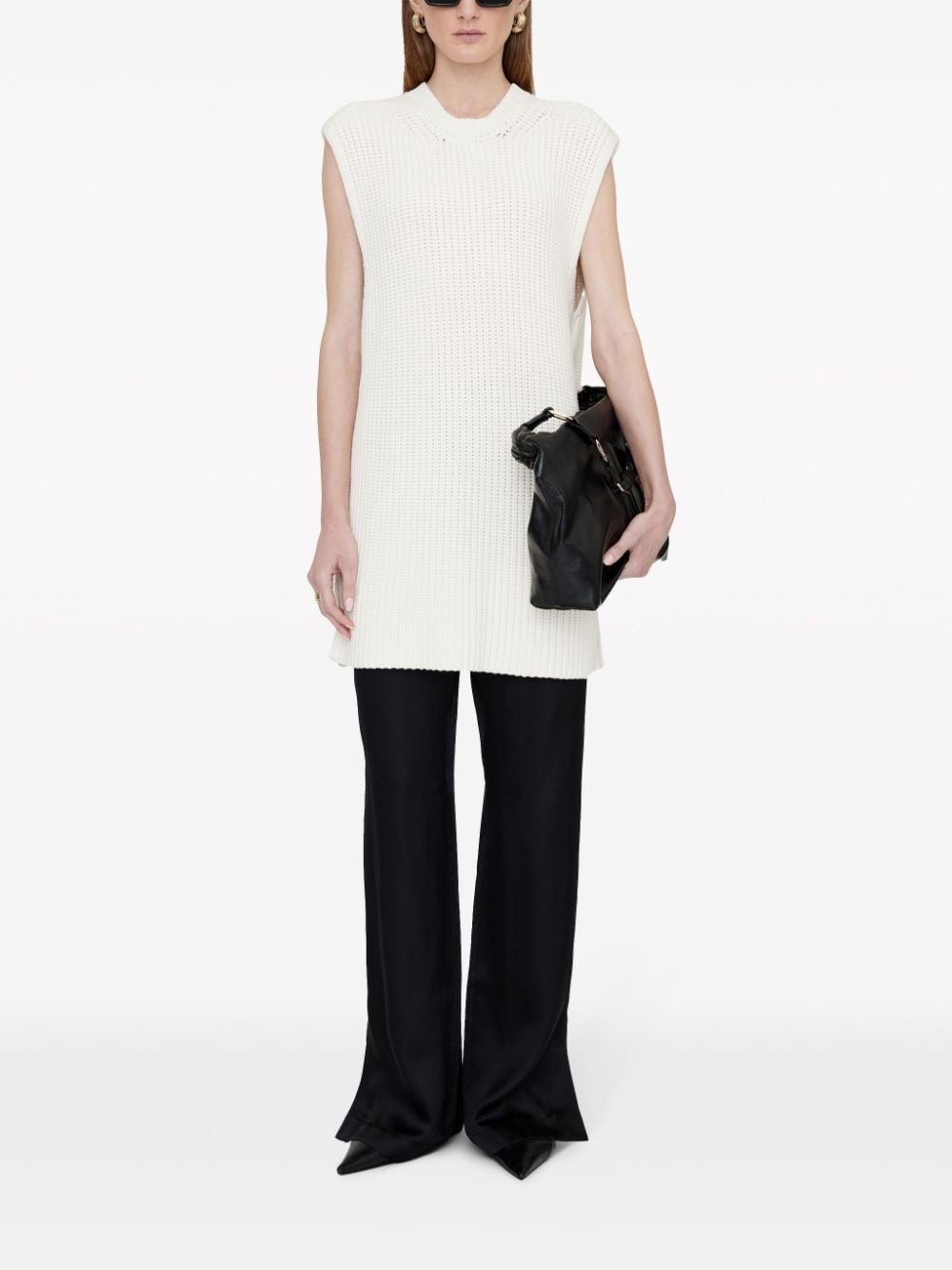Olivier cable-knit vest - 2