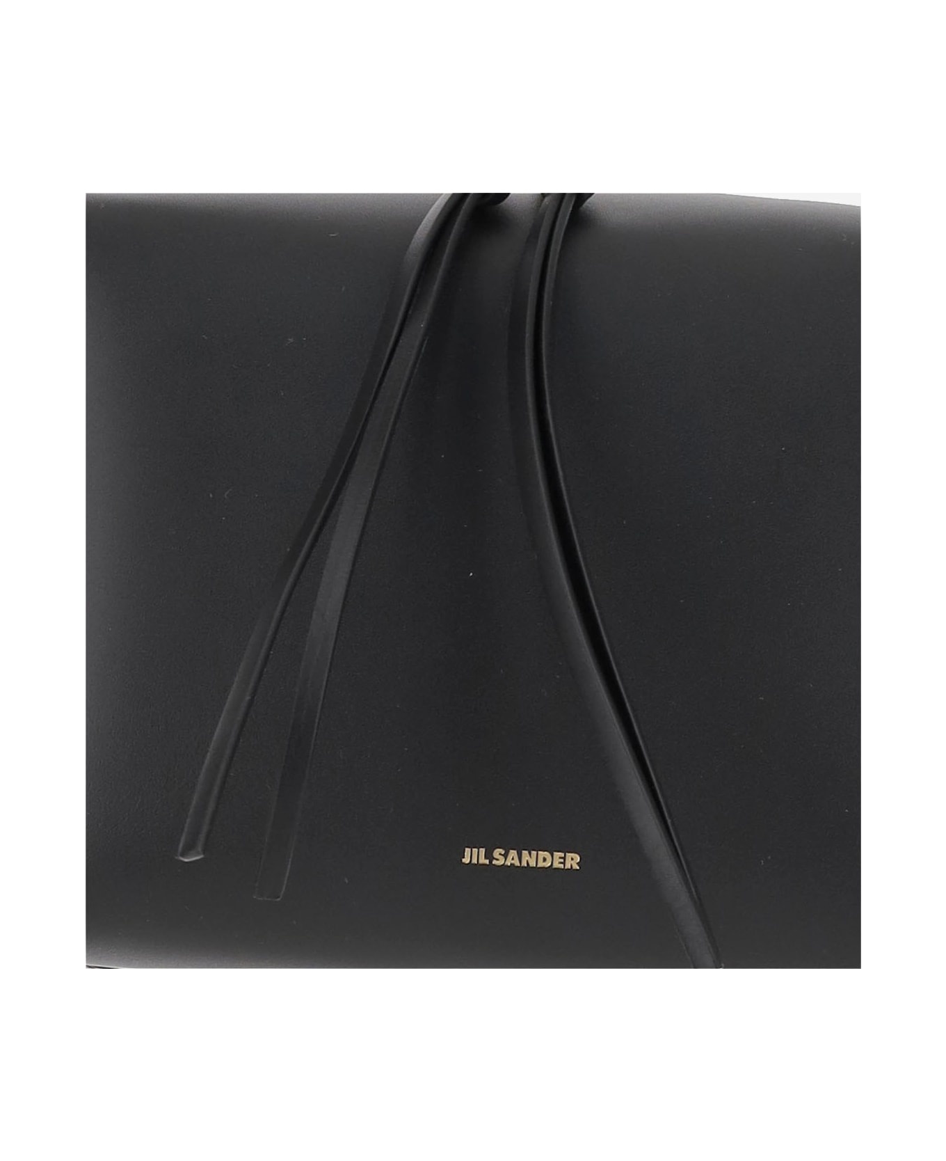 Leather Shoulder Bag With Logo - 4