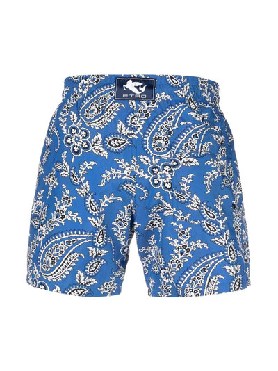 Etro paisley-print swim shorts outlook